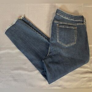 Torrid Bombshell Mid Stretch Crop Boot Jeans Women’s Size 18 Raw Hem